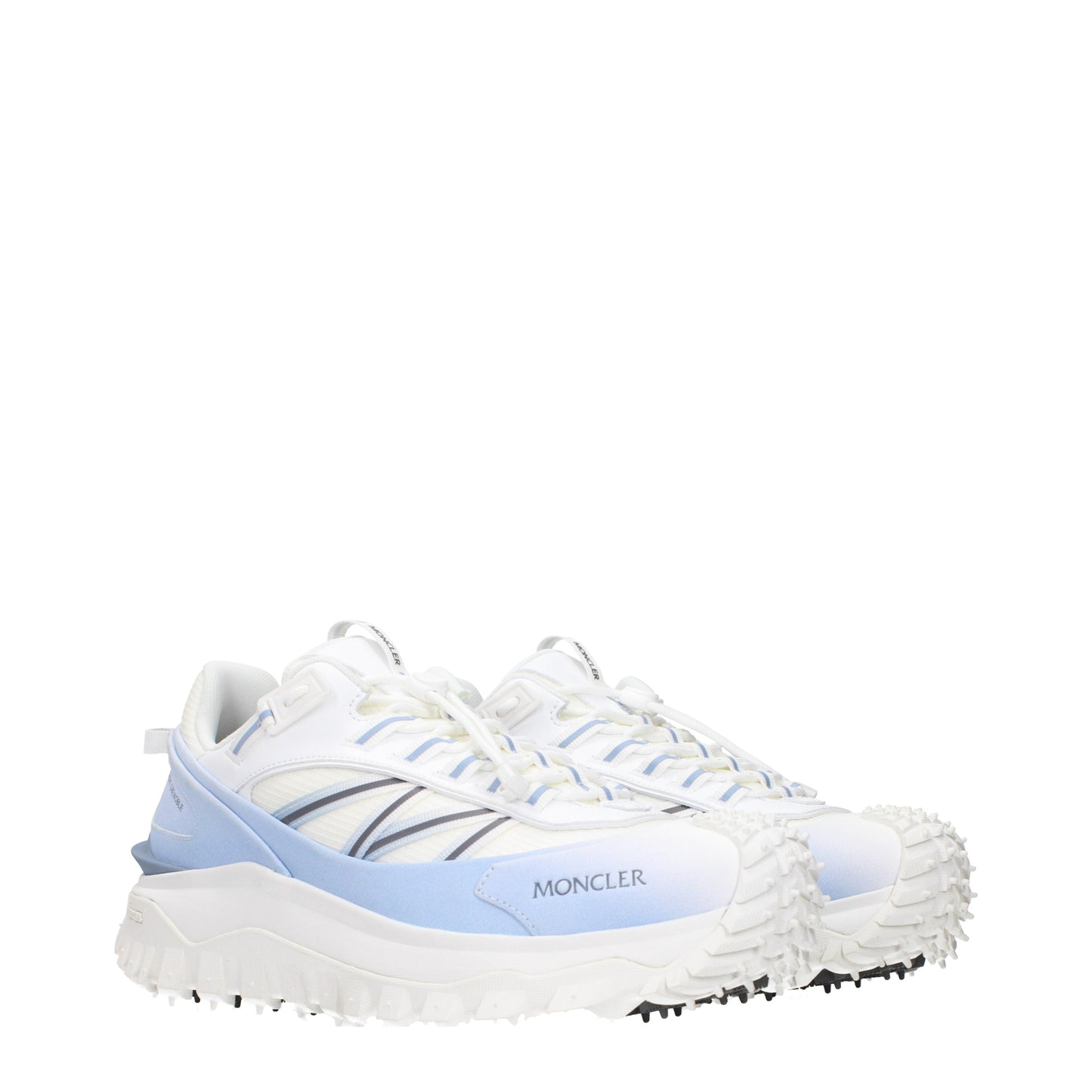 Moncler Sneakers Men Leather Heavenly/White