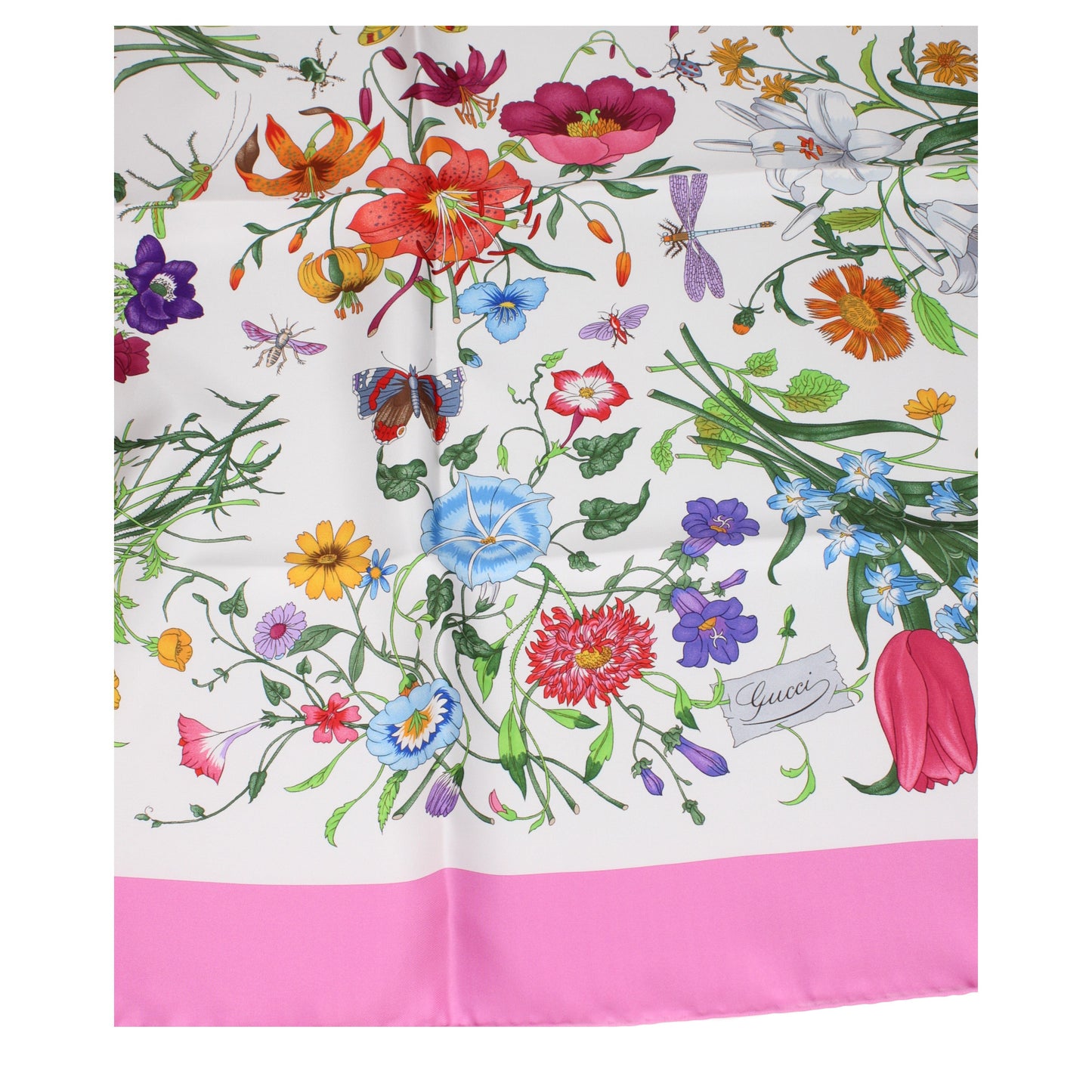 Gucci Foulards Women Silk Beige/Pink