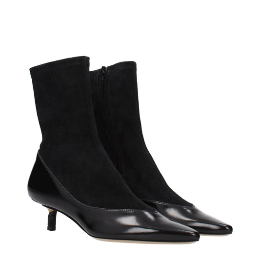 Jacquemus Ankle Boots Women Suede Black