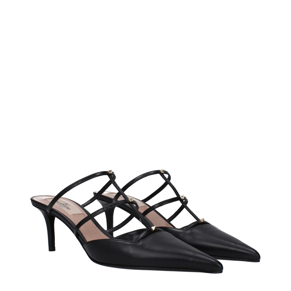 Valentino Garavani Sandals Women Leather Black