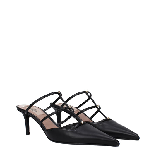 Valentino Garavani Sandals Women Leather Black