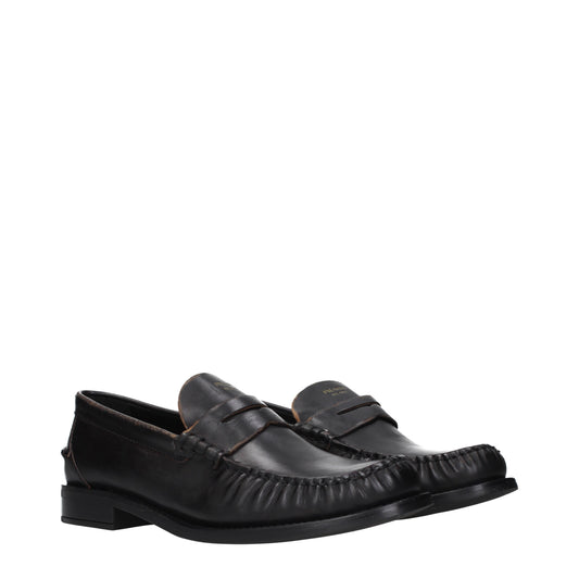 Prada Loafers Women Leather Black/Leather