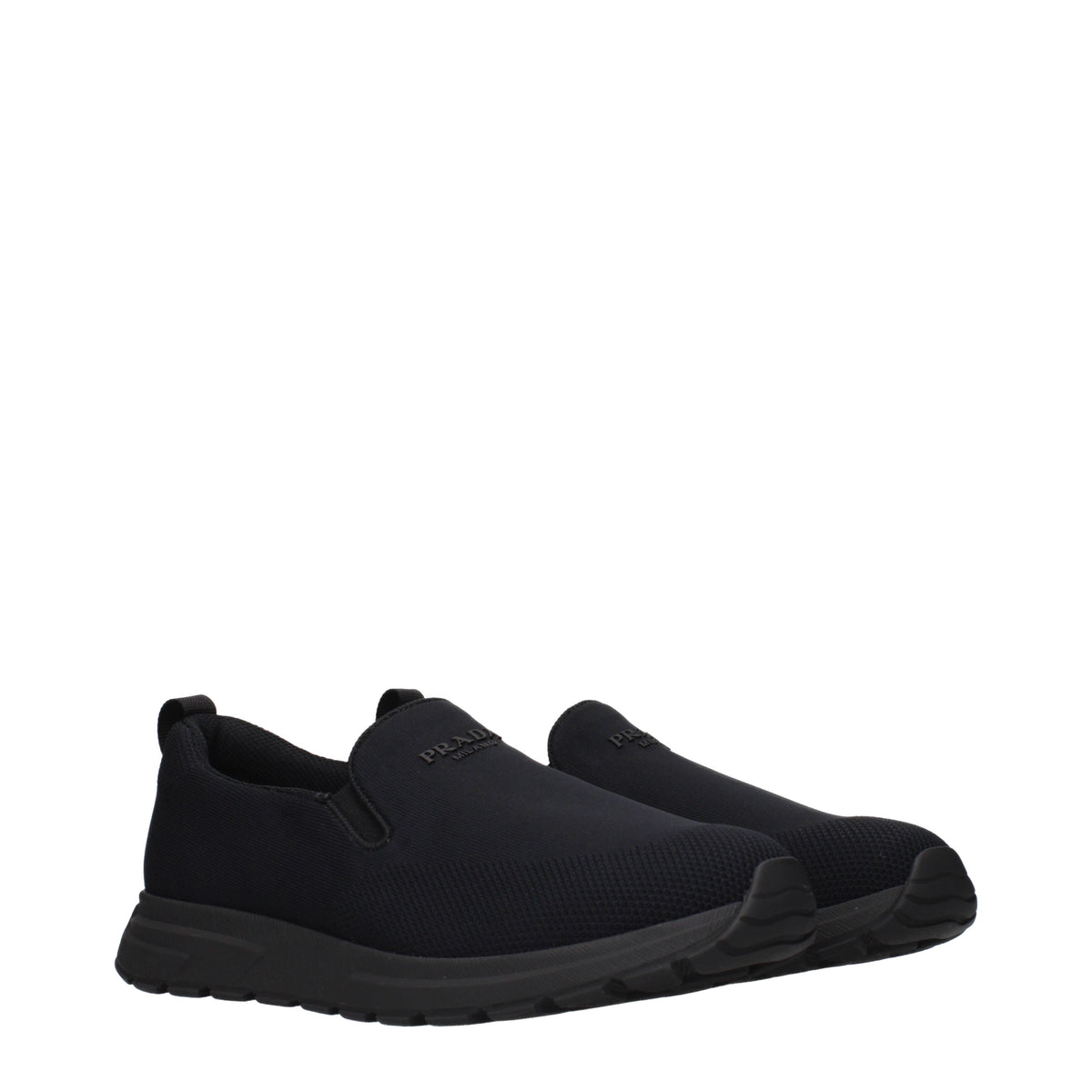 Prada Sneakers Men Fabric  Black