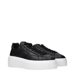 Hogan Sneakers Women Leather Black