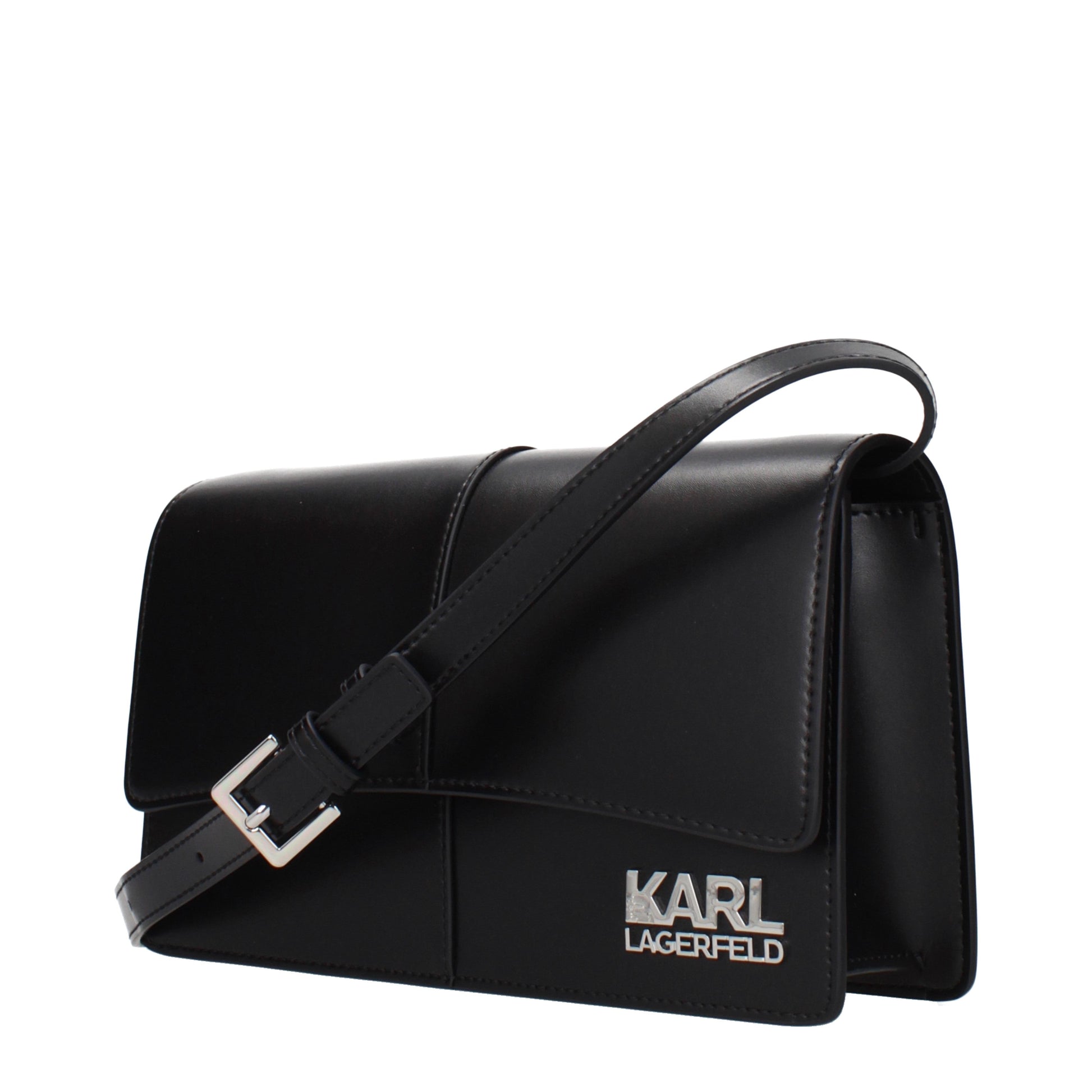 Karl Lagerfeld Crossbody Bags Women Polyurethane Black