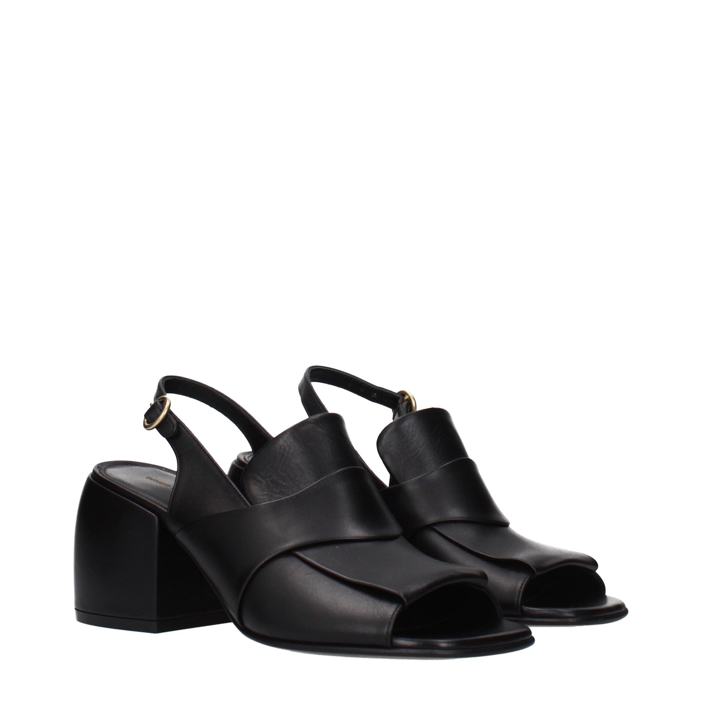 Dries van Noten Sandals Women Leather Black