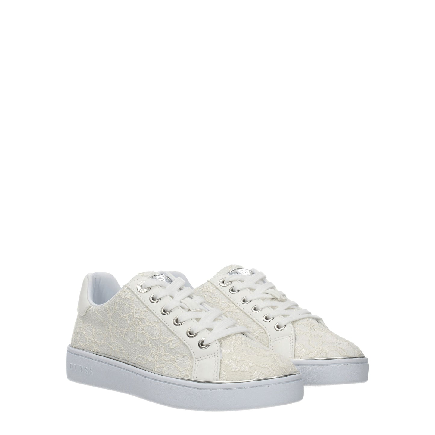 Guess Women's Sneakers in Fabric  Beige