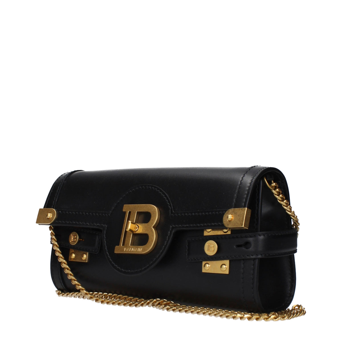 Balmain Clutches Women Leather Black