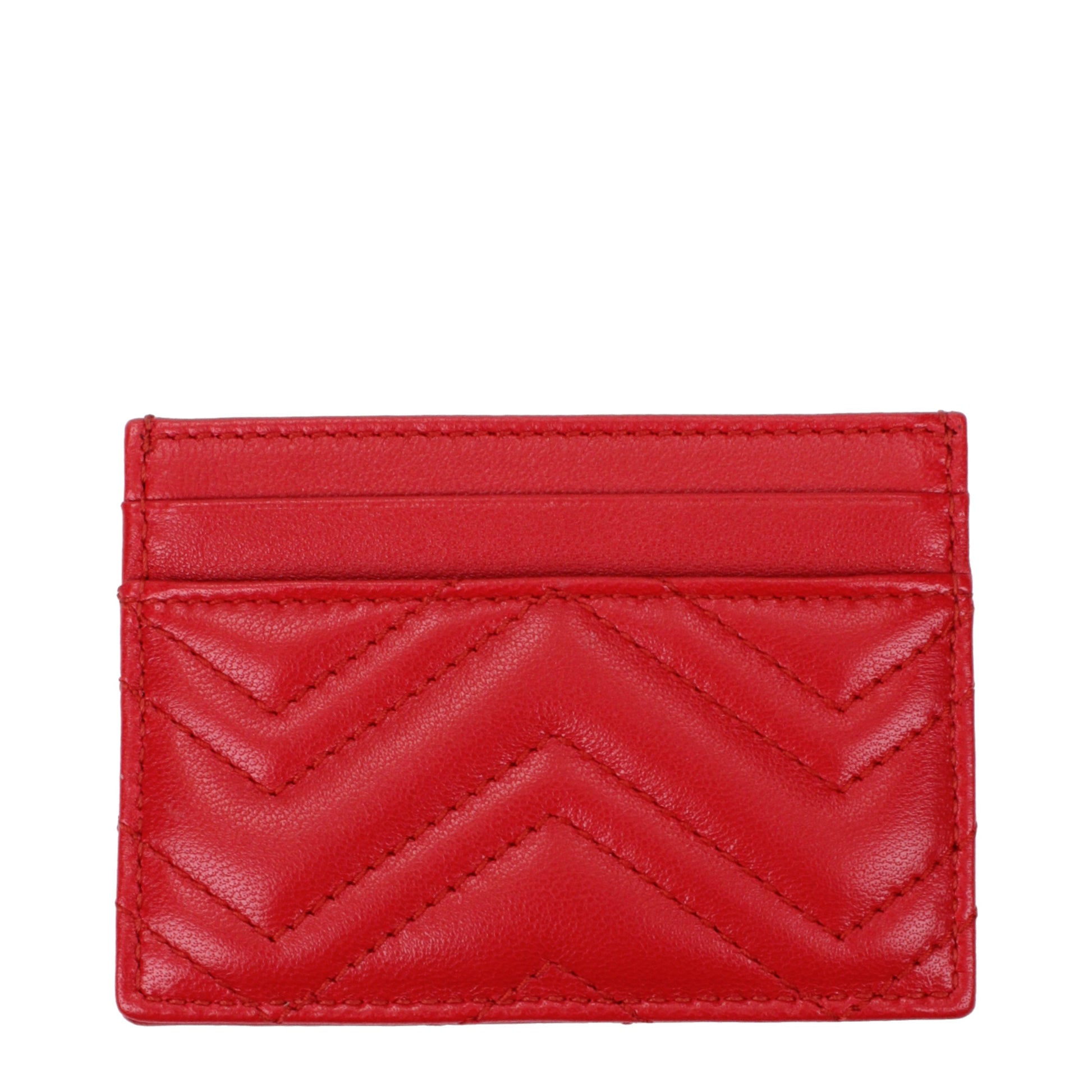 Gucci Document Holders Women Leather Red