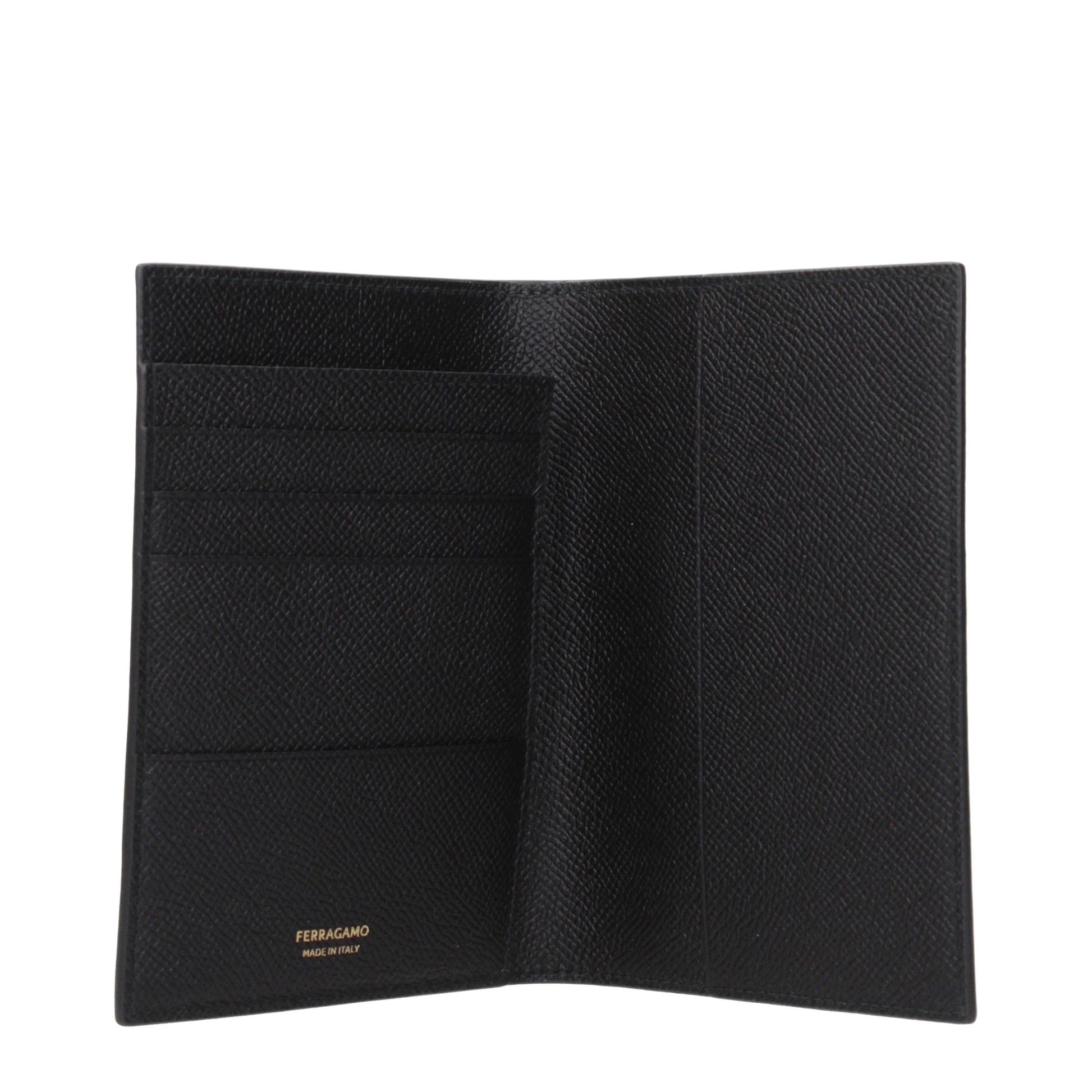 Salvatore Ferragamo Document Holders Men Leather Black