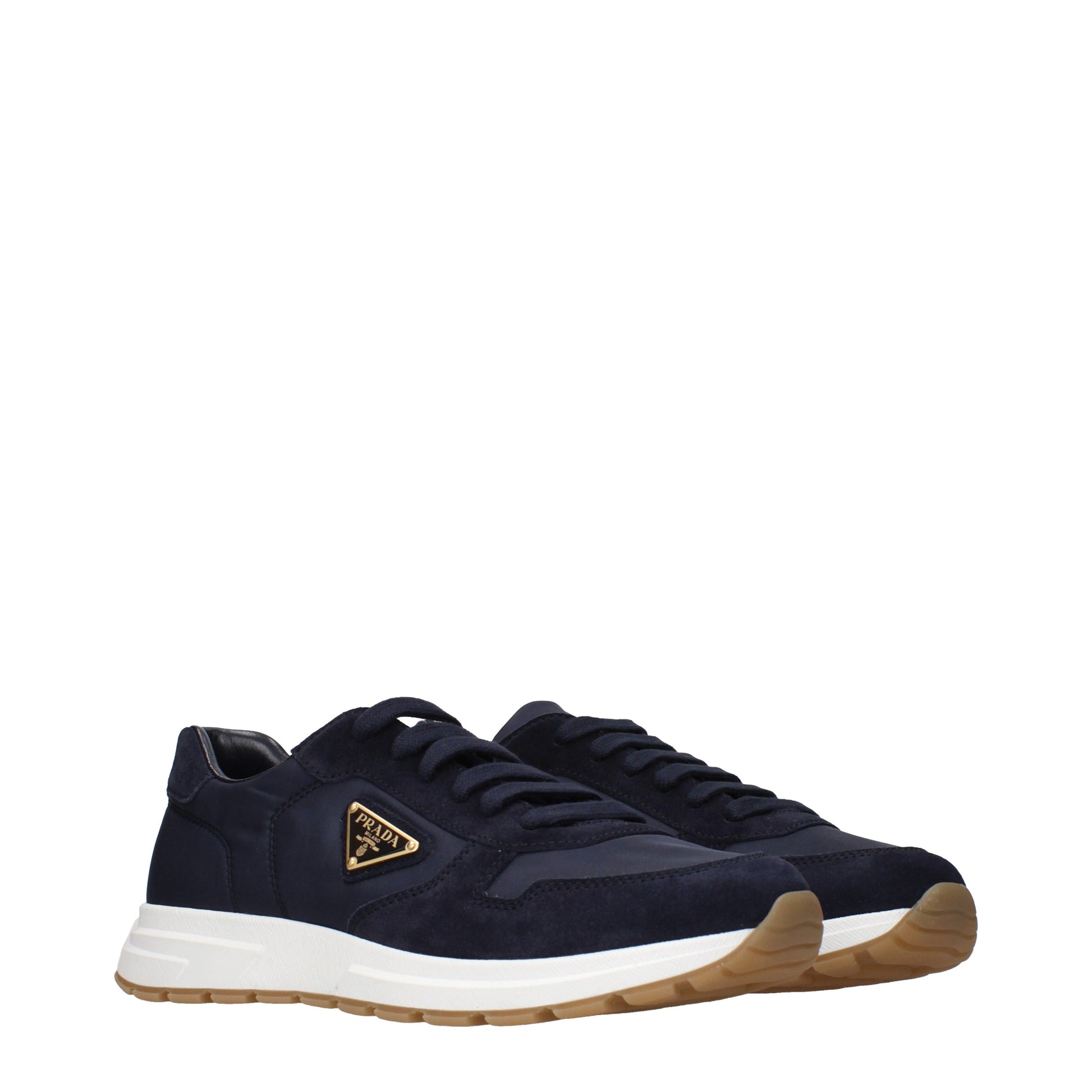 Prada Sneakers Men Nylon Blue