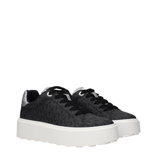 Michael Kors Sneakers Women Fabric  Black