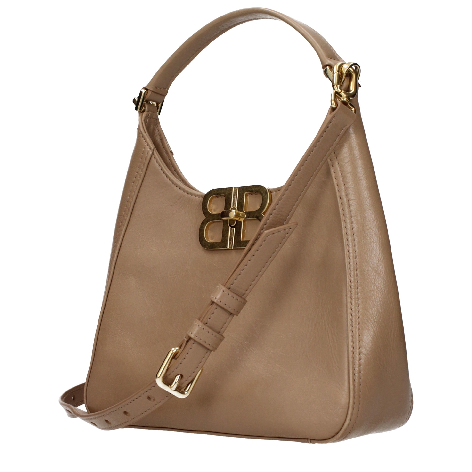Balenciaga Handbags Women Leather Brown