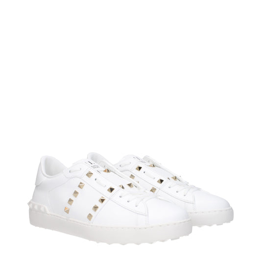 Valentino Garavani Men's Sneakers in Leather White