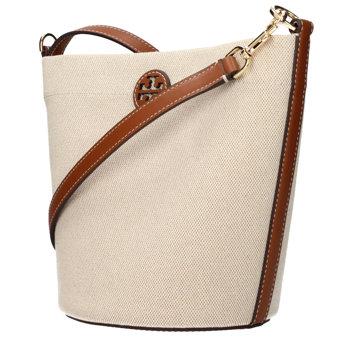 Tory Burch Crossbody Bags Women Fabric  Beige/Brown