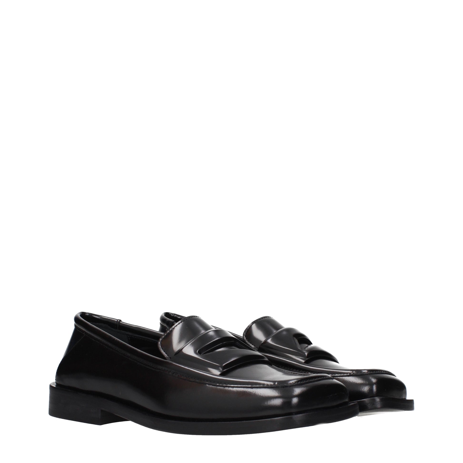 The Attico Loafers Women Leather Black