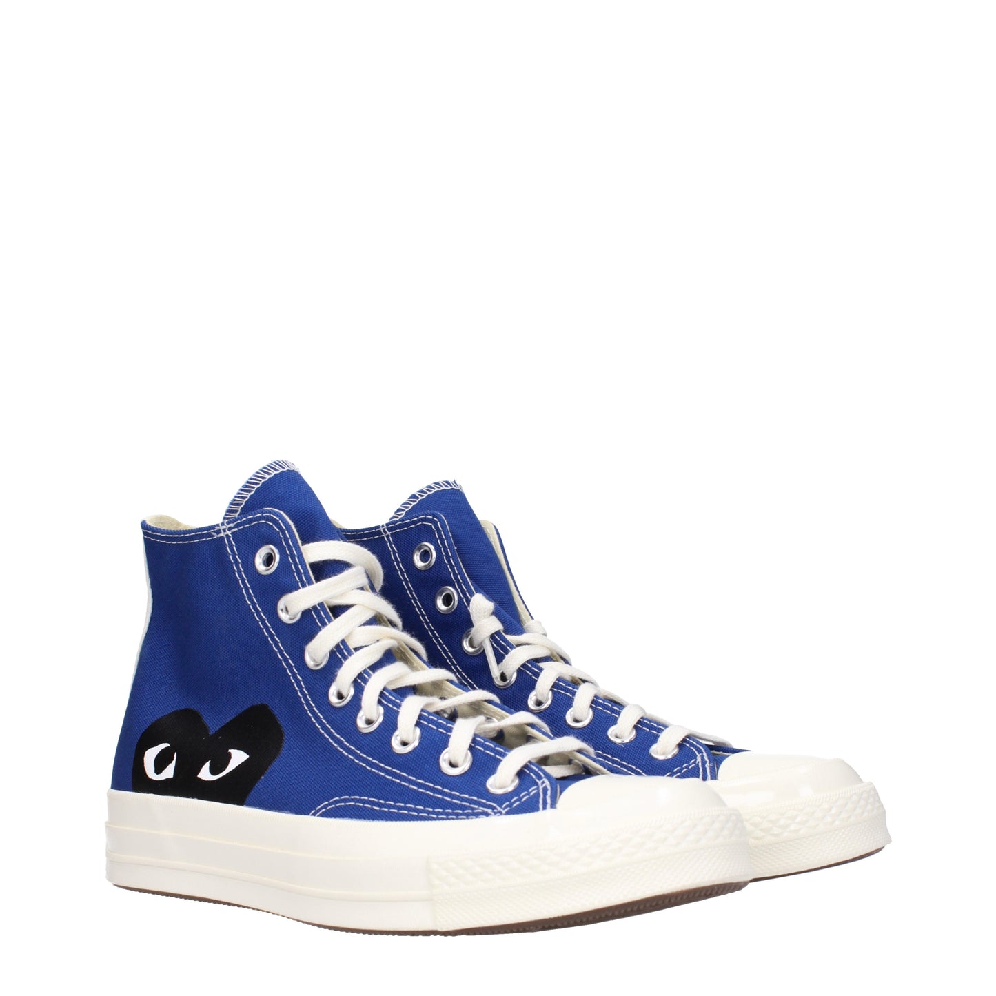 Comme des Garçon Men's Sneakers in Fabric  Blue/Black