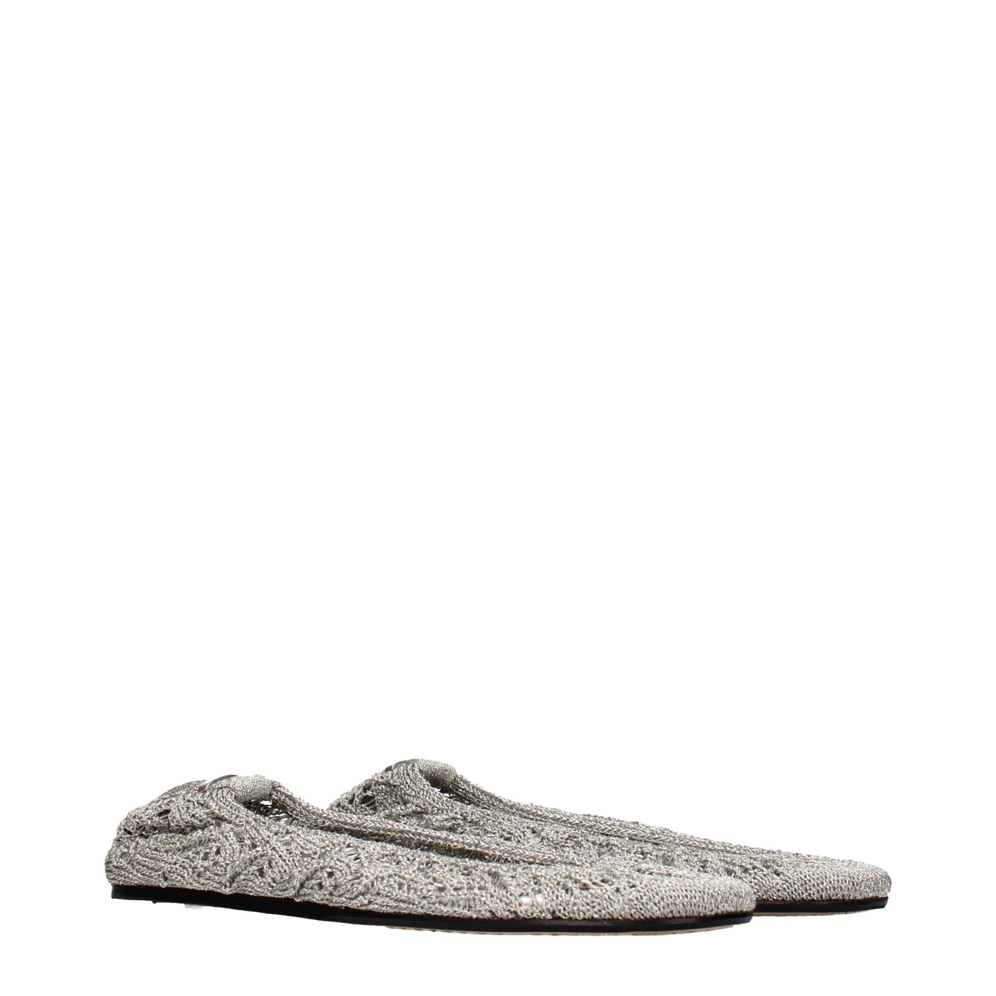 Isabel Marant Ballet Flats Women Fabric  Silver