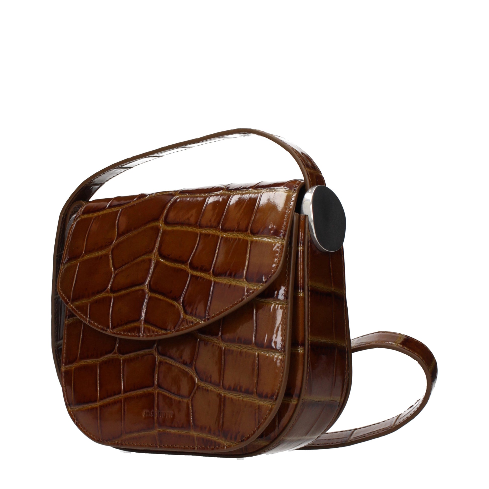 Jil Sander Crossbody Bags Women Leather Brown