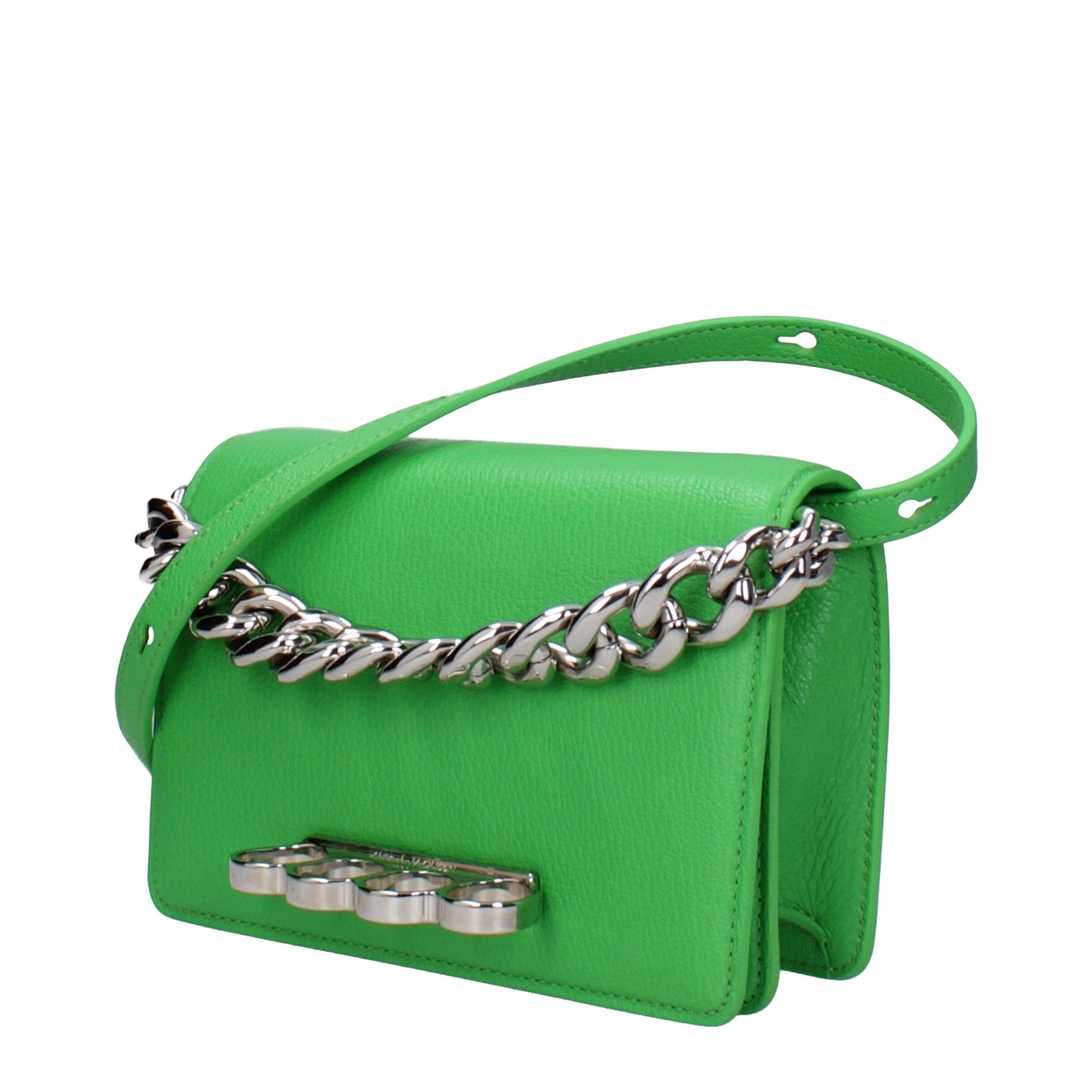 Alexander McQueen Handbags Women Leather Green/Acid Green