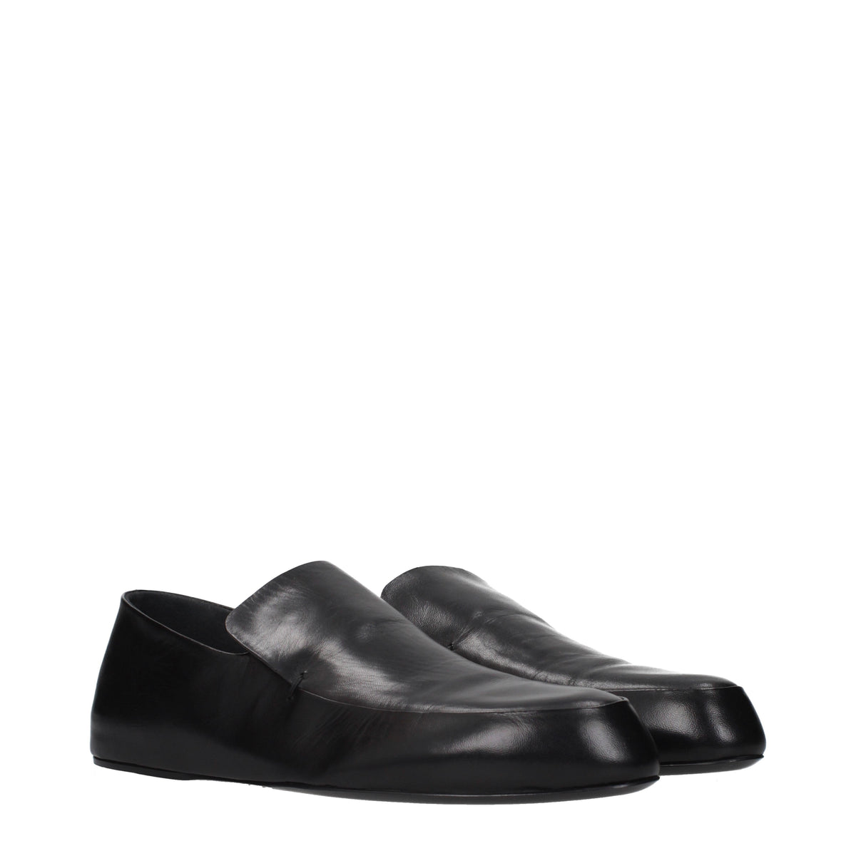 Jil Sander Loafers Women Leather Black