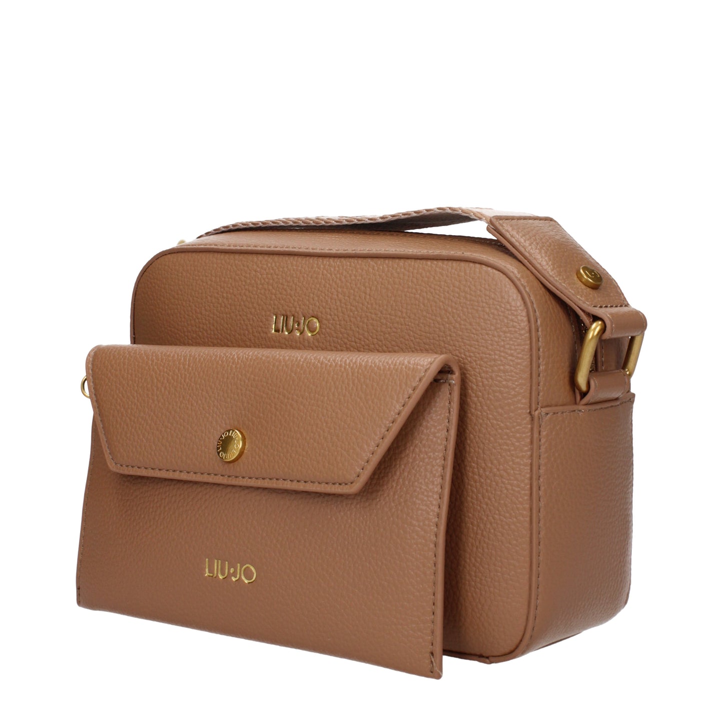 Liu Jo Crossbody Bags Women Polyester Brown/Teddy