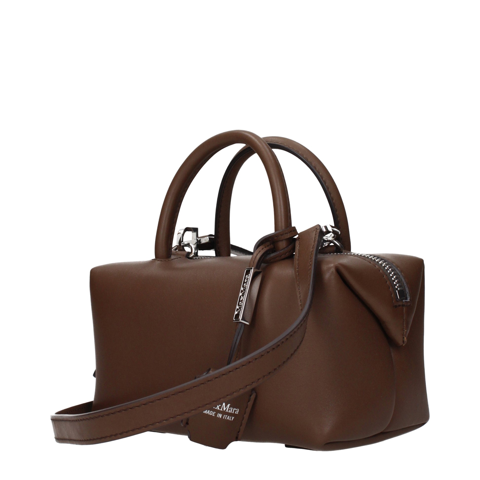 Max Mara Handbags Women Leather Brown