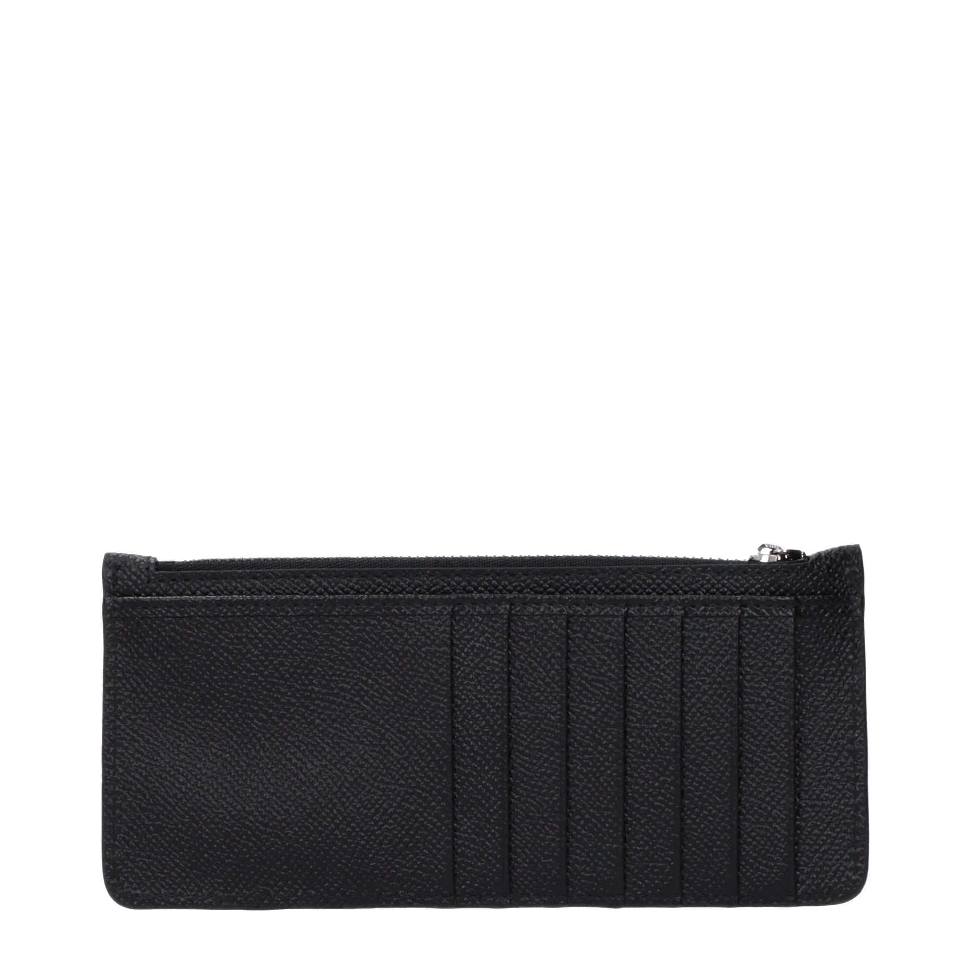 Dolce&Gabbana Coin Purses Men Leather Black