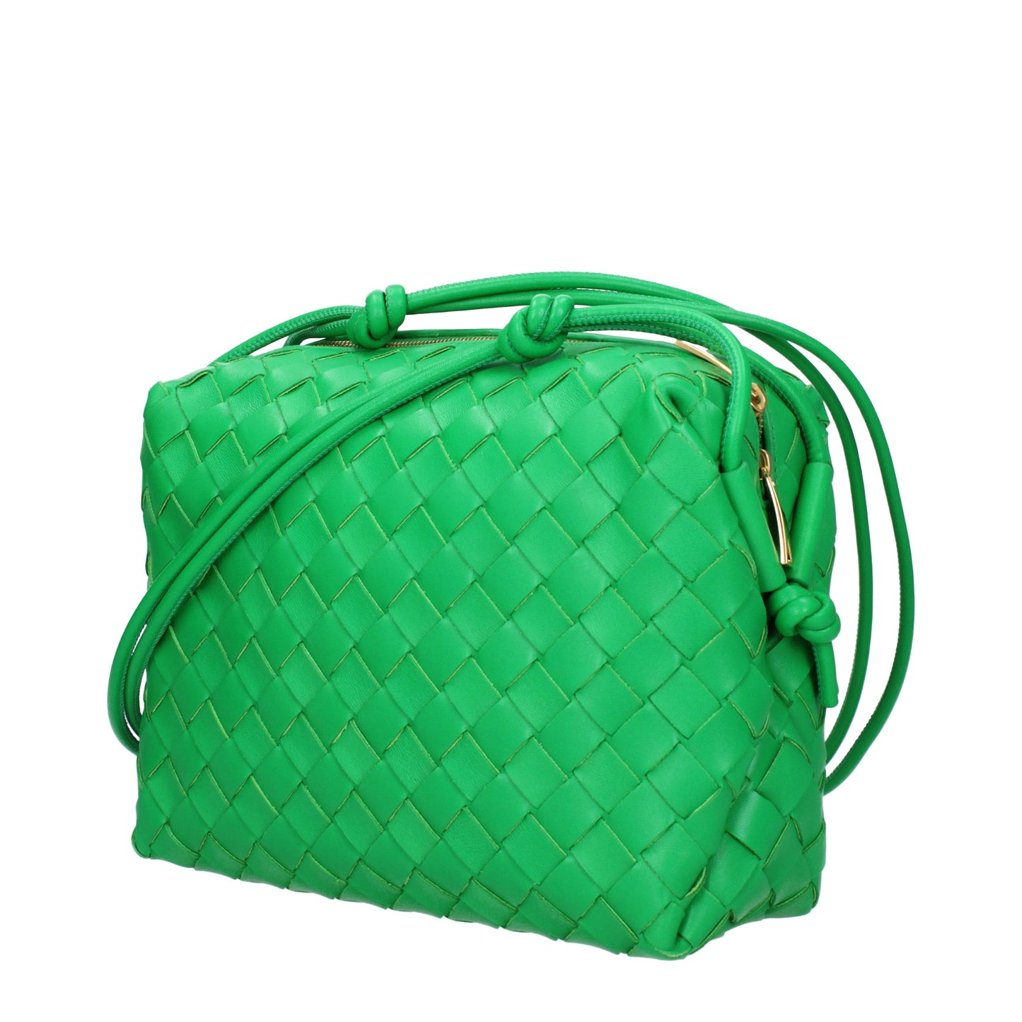 Bottega Veneta Crossbody Bags Women Leather Green/Parakeet