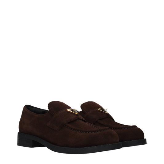 Prada Women's Loafers Suede