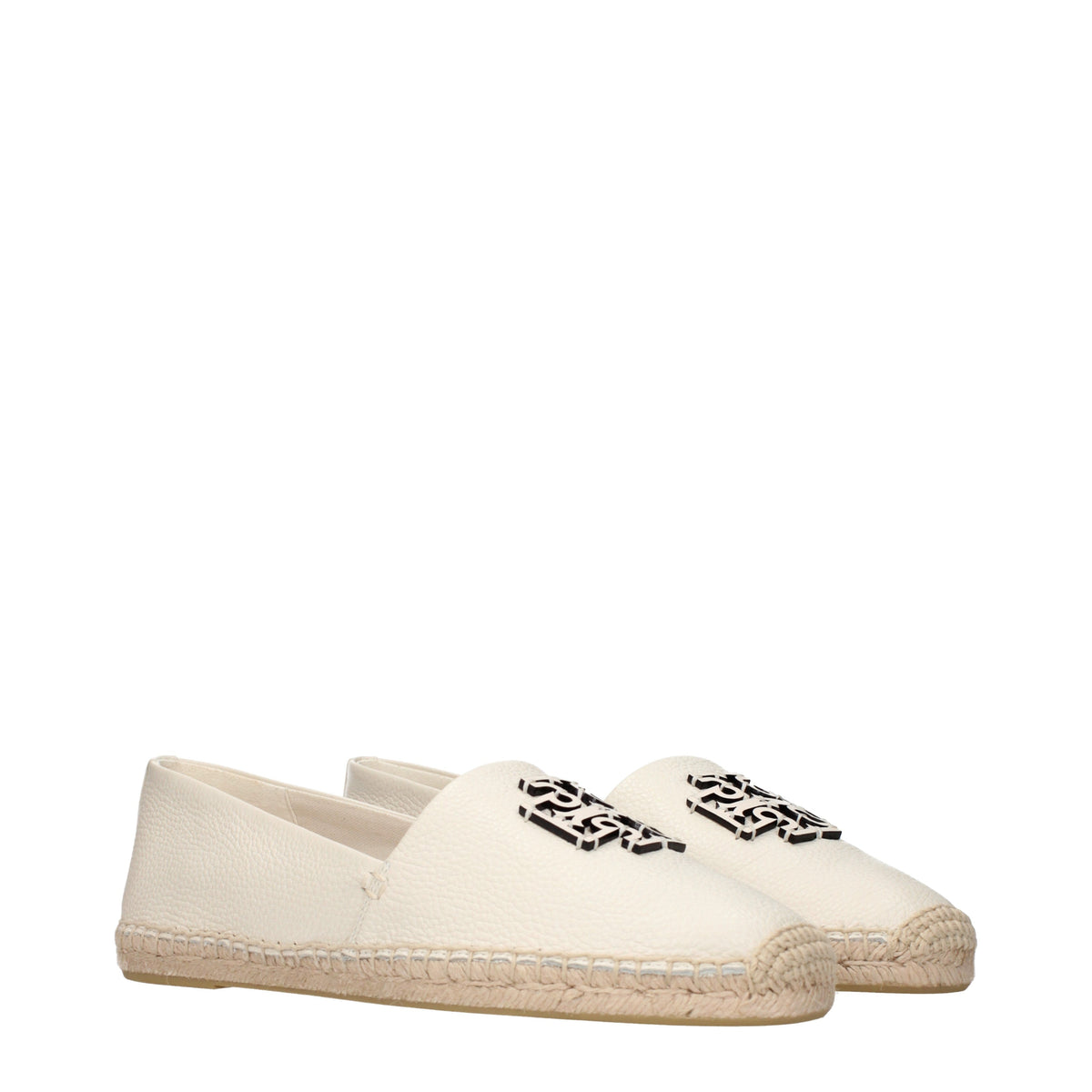 Tory Burch Espadrilles Women Leather Beige/Light Cream