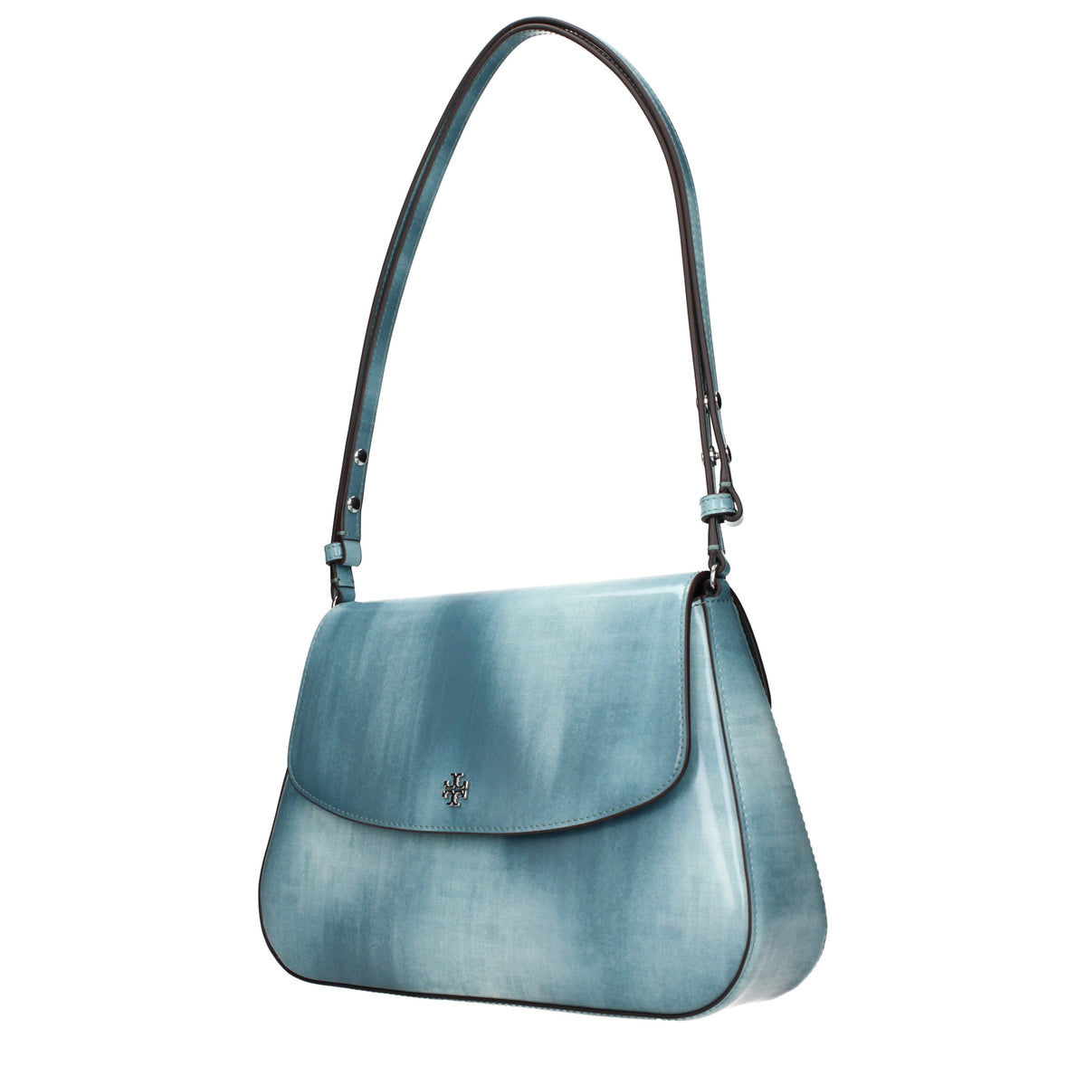 Tory Burch Shoulder Bags Women Leather Blue