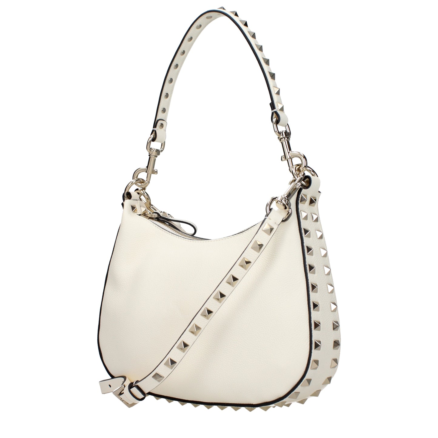 Valentino Garavani Shoulder Bags Women Leather White/Ivory