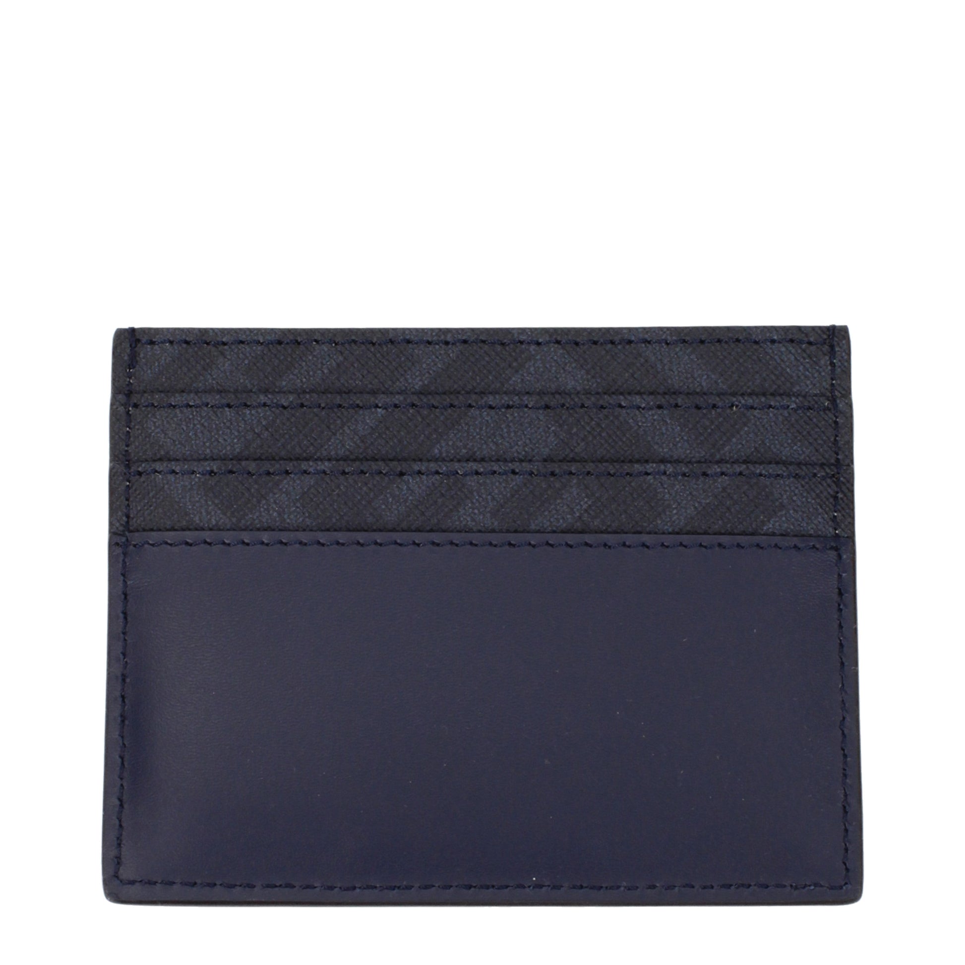 Fendi Document Holders Men Leather Blue/Midnight Blue