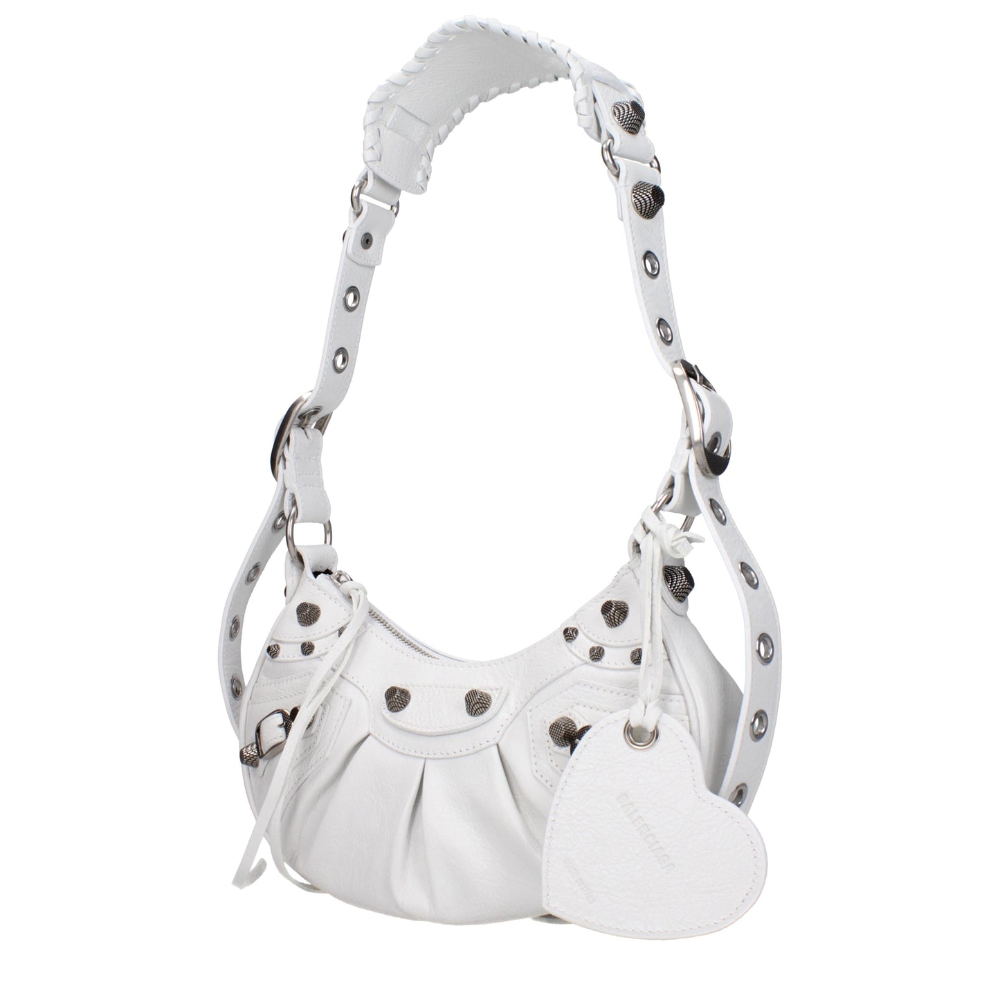 Balenciaga Crossbody Bags Women Leather White