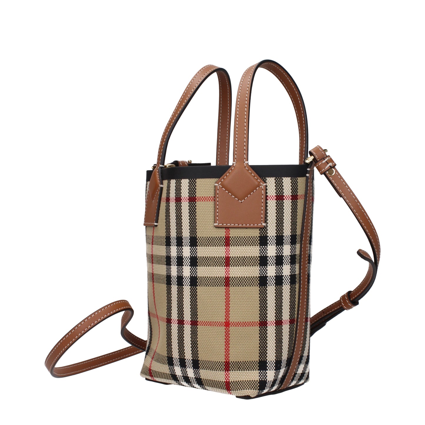 Burberry Handbags Women Fabric  Beige/Brown