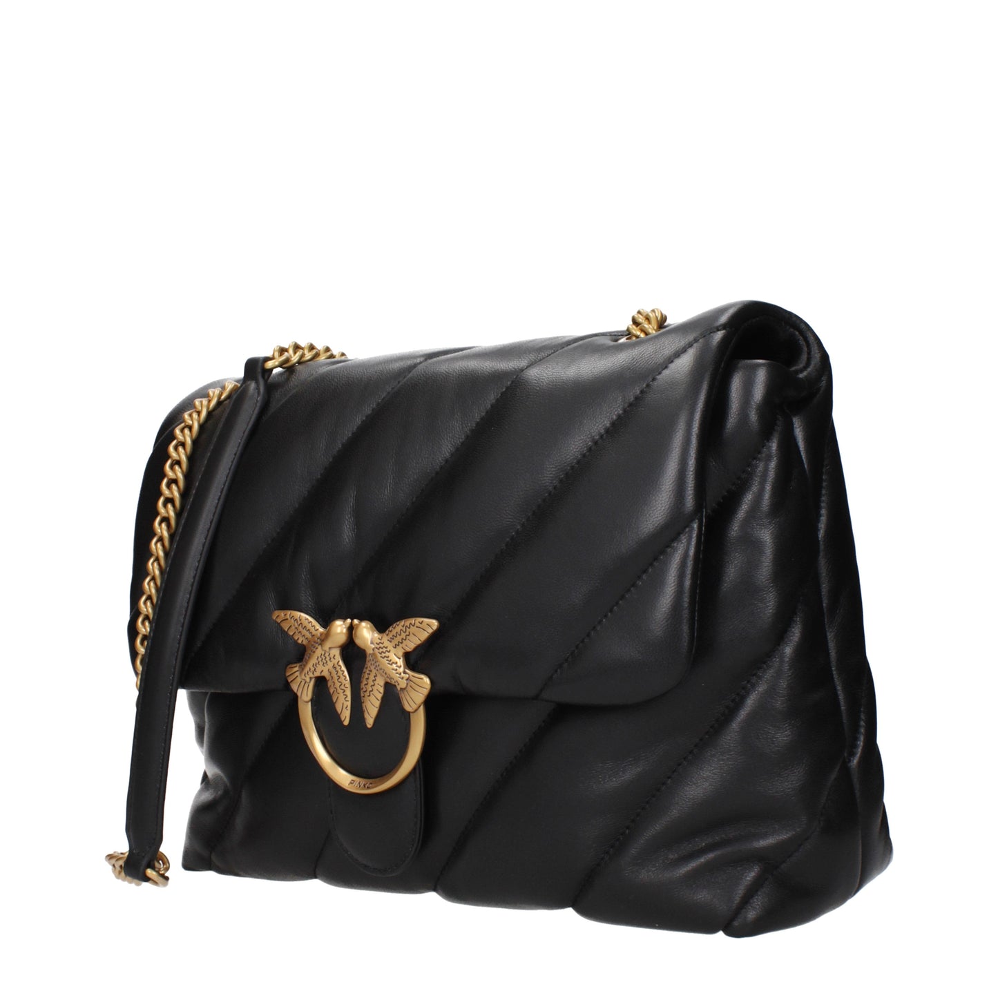 Pinko Shoulder Bags Women Leather Black