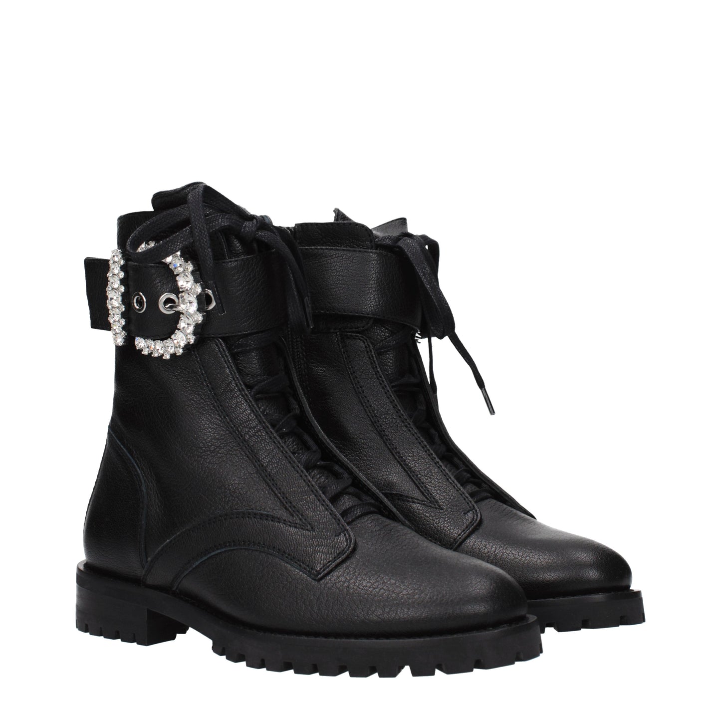 Jimmy Choo Ankle Boots Women Leather Black