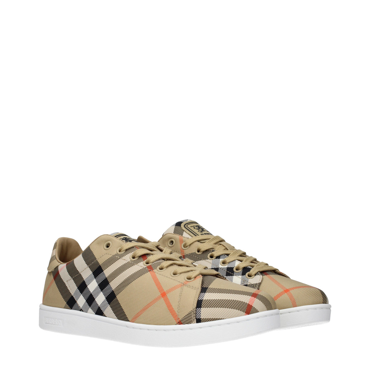 Burberry Sneakers Men Fabric  Beige/Sand