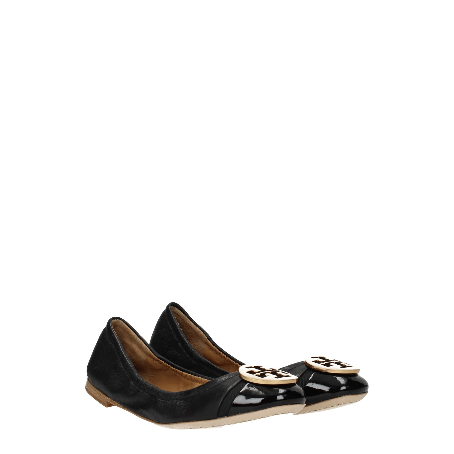 Tory Burch Women's Ballet Flats in Leather Black