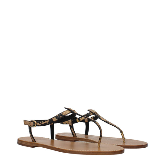 Celine Women's Flip Flops Leather