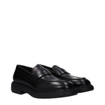 Ferragamo Loafers Men Leather Black