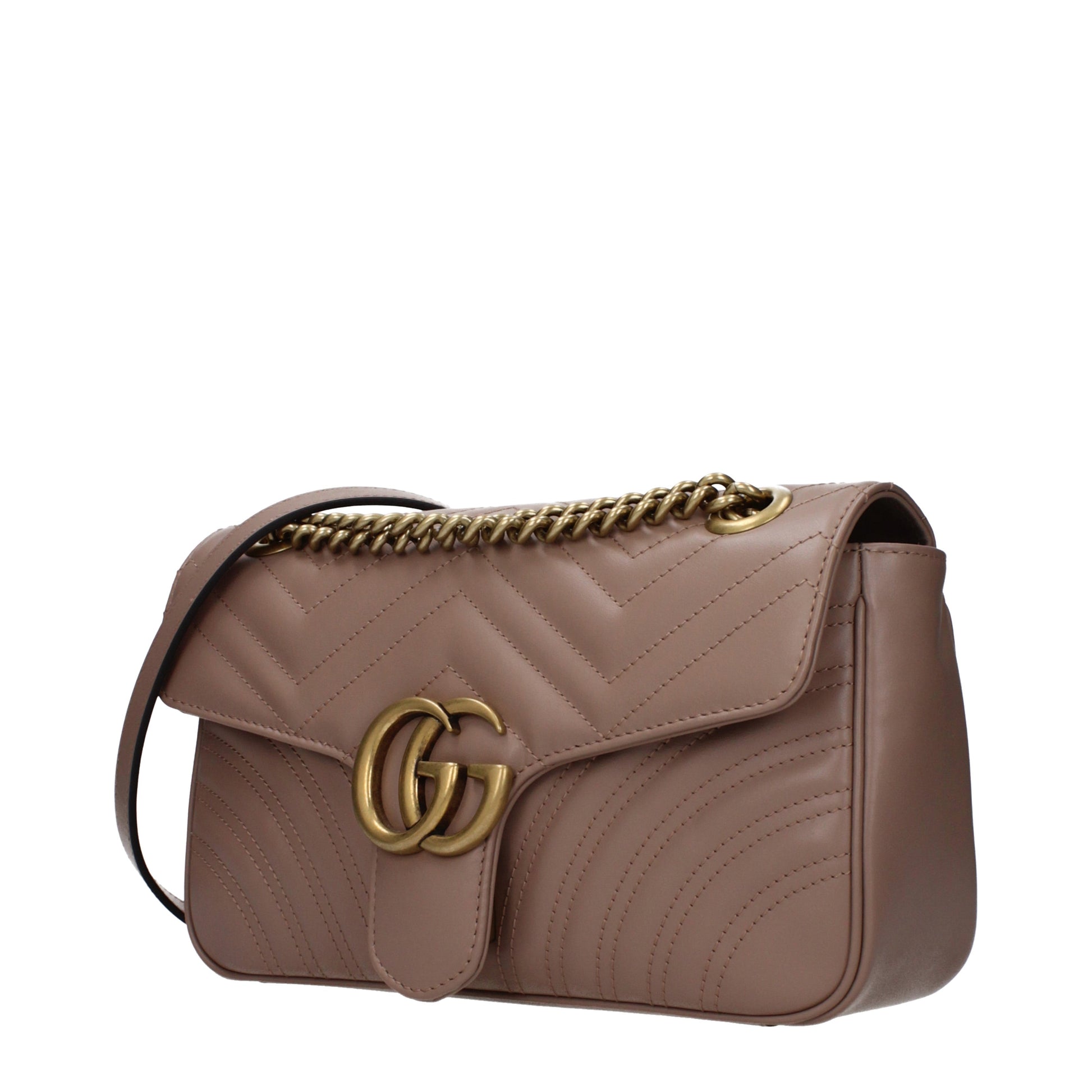 Gucci Crossbody Bags Women Leather Pink