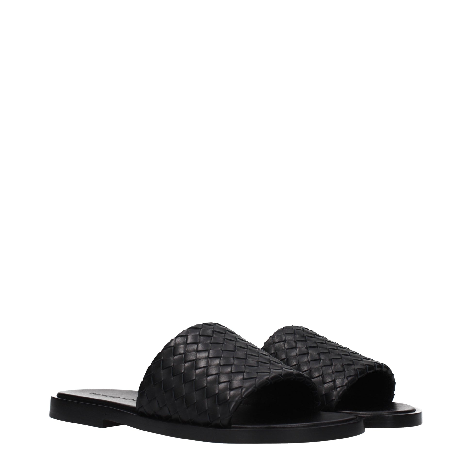 Bottega Veneta Slippers and Clogs Men Leather Black
