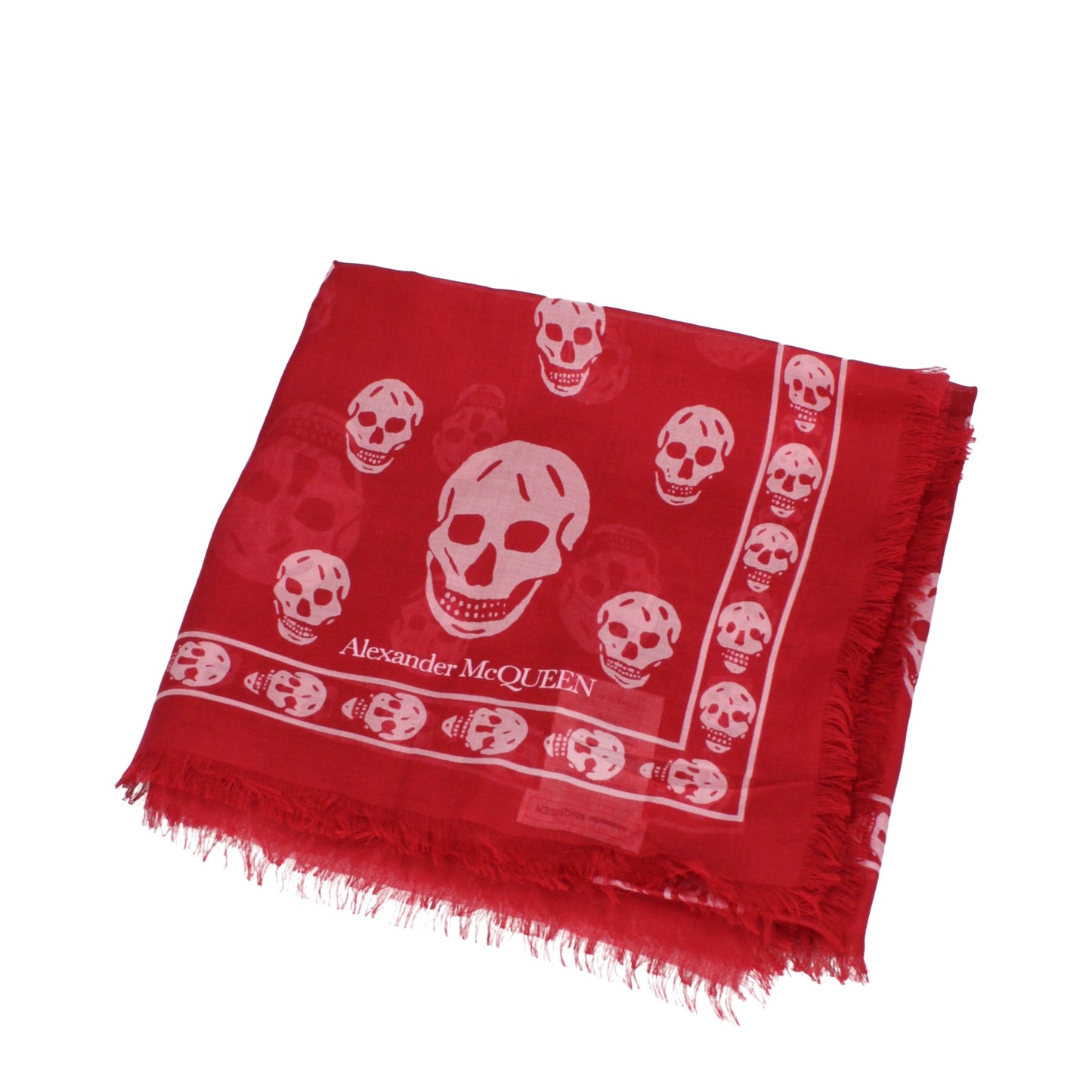 Alexander McQueen Foulards Men Modal Red