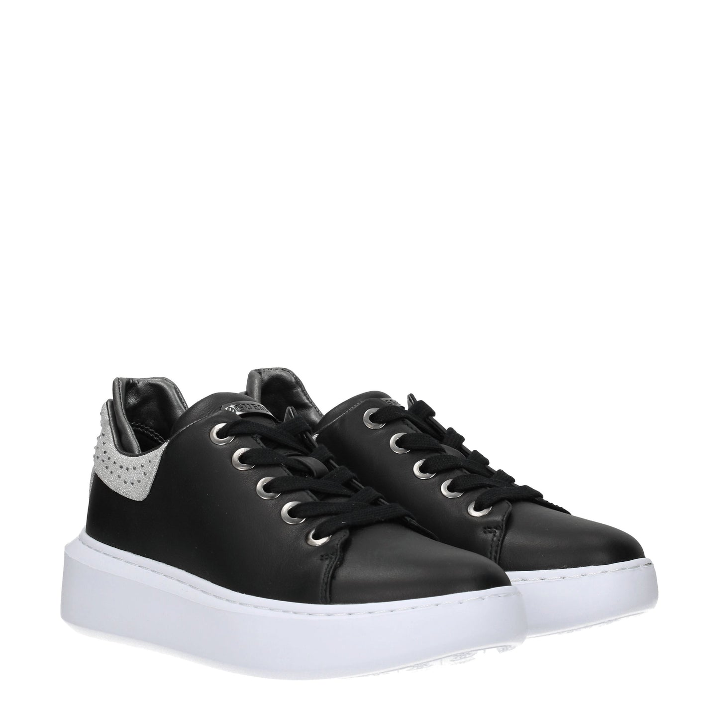 Guess Women's Sneakers in Polyurethane Black