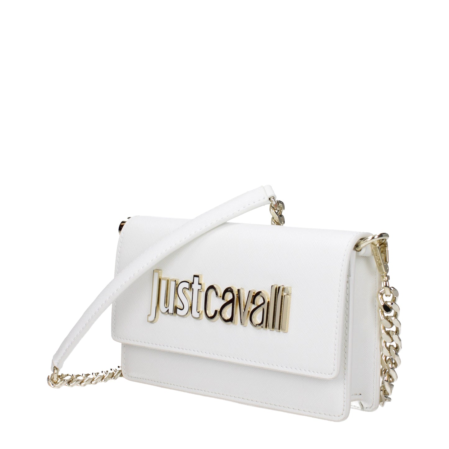 Just Cavalli Crossbody Bags Women Polyester White