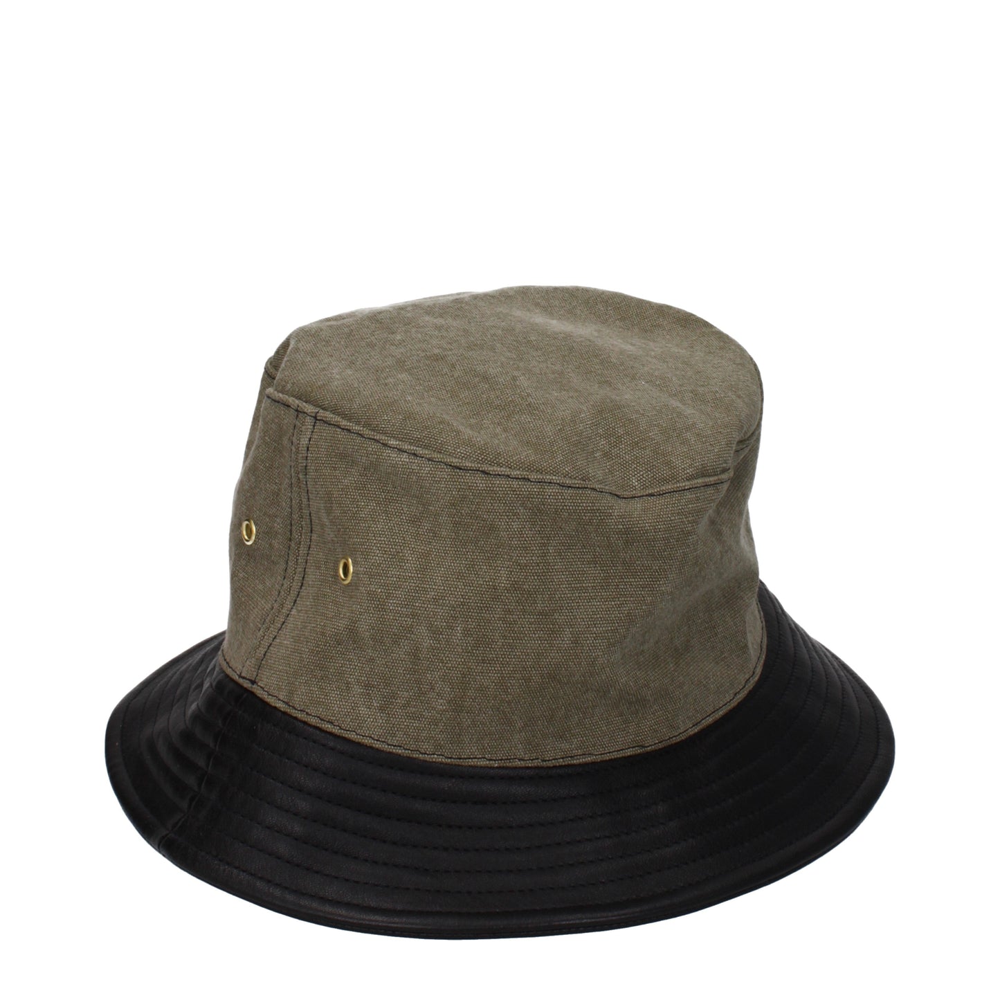 Balmain Hats Men Cotton Green/Black