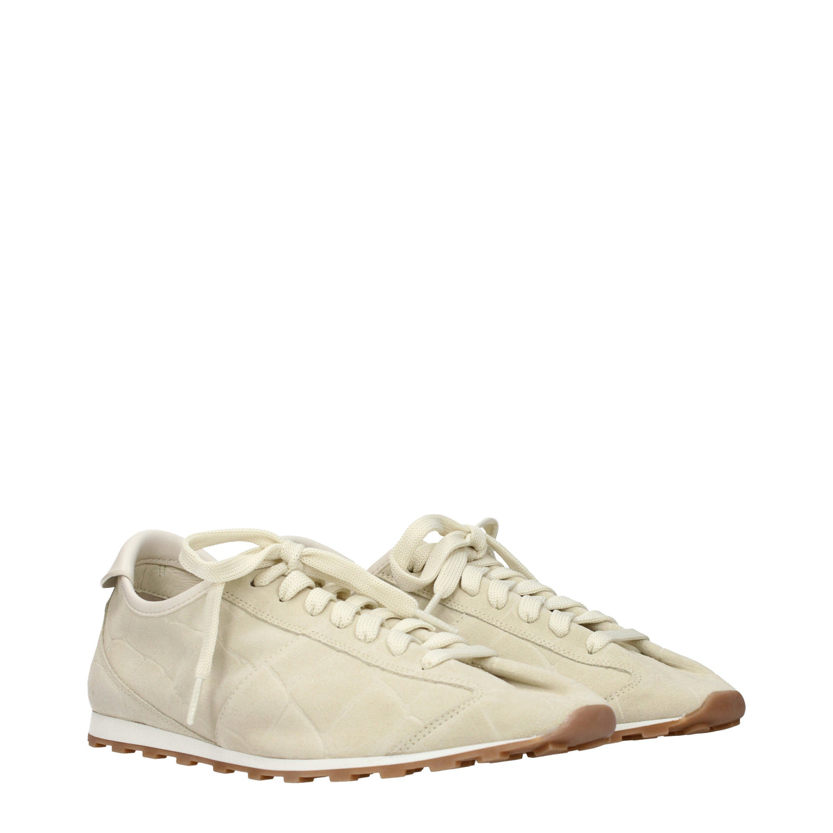 Jacquemus Sneakers Women Suede Beige/Ivory