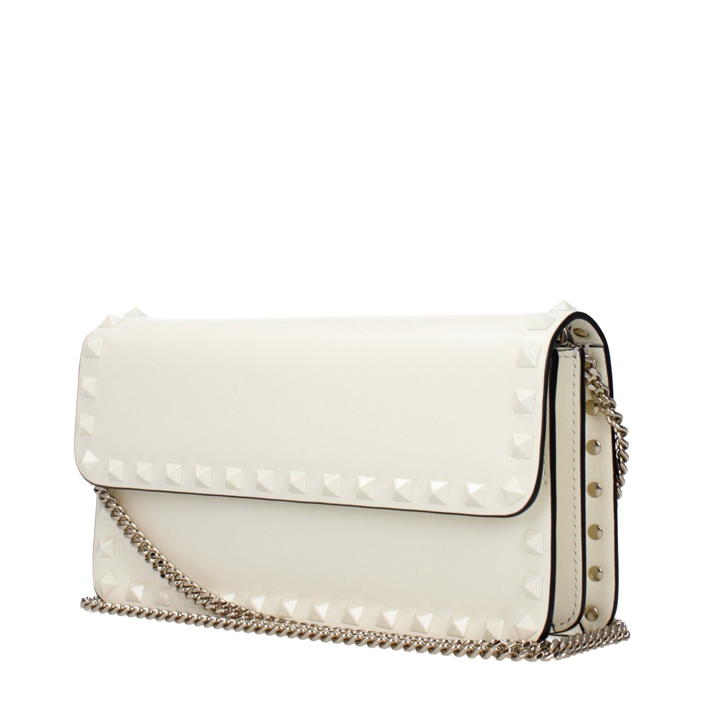 Valentino Garavani Clutches Women Leather White/Ivory